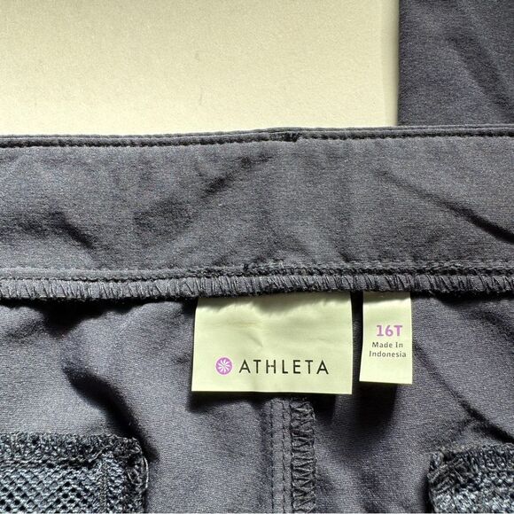 Athleta Trekkie Relaxed Mid Rise Jogger Navy Size 16T - Picture 4 of 9